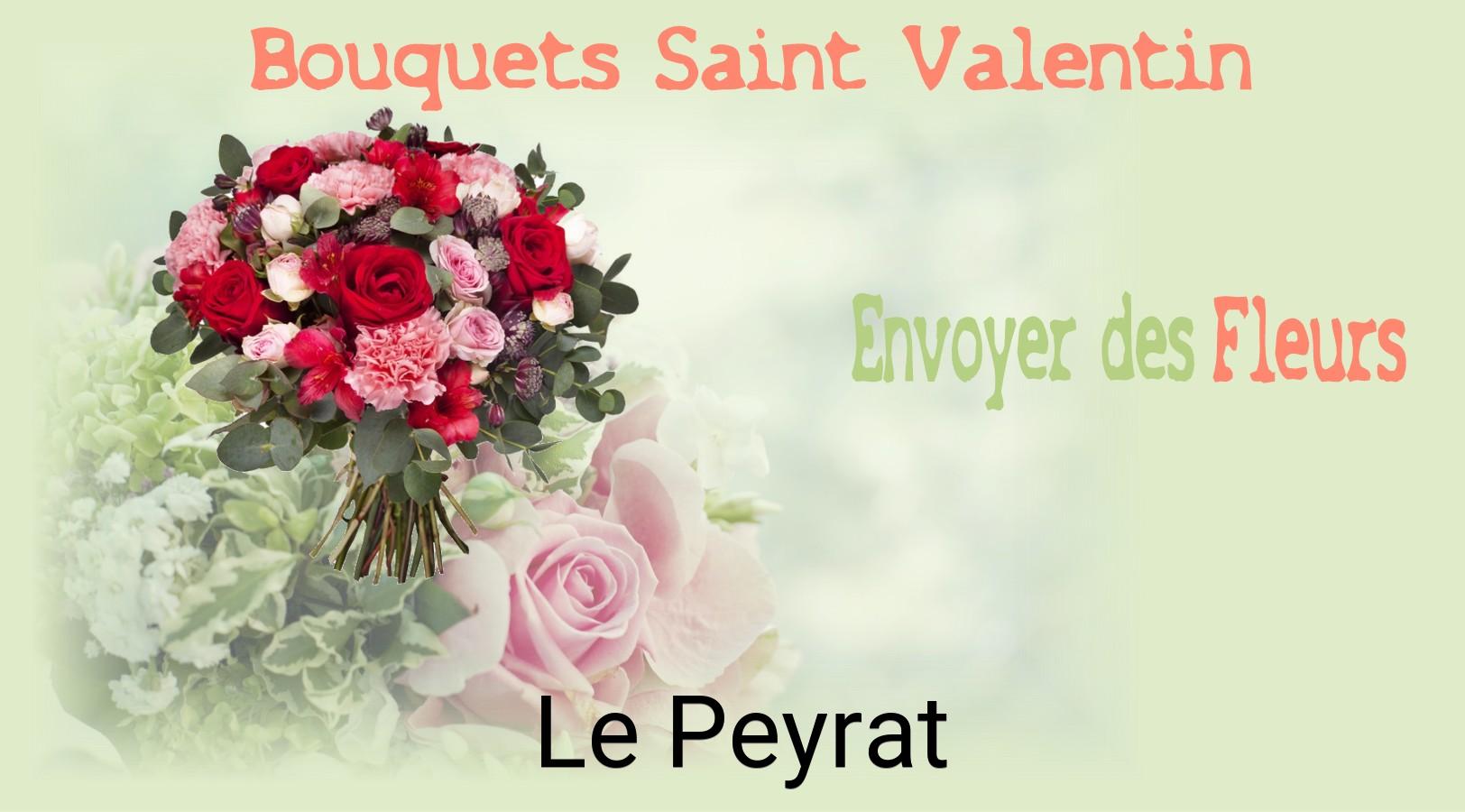 Roses de Saint-Valentin livrées à Le Peyrat